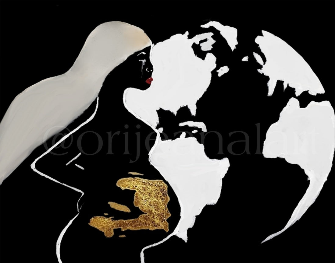 Lady Haiti ART PRINT